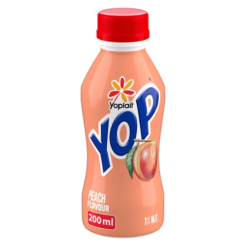 Yoplait Yop 1% Drinkable Yogurt Peach 200 ml (bottle)