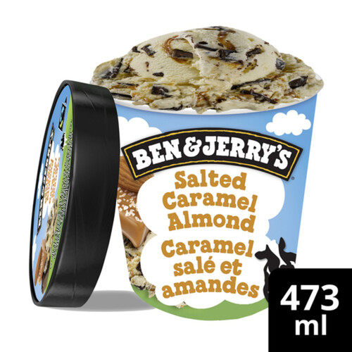 Ben & Jerry's Ice Cream Salted Caramel Slivered Almond 473 ml