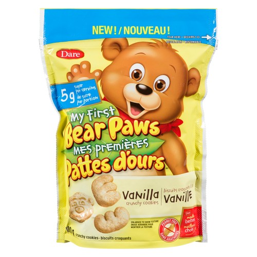Dare Bear Paws Peanut-Free Cookies Vanilla 180 g