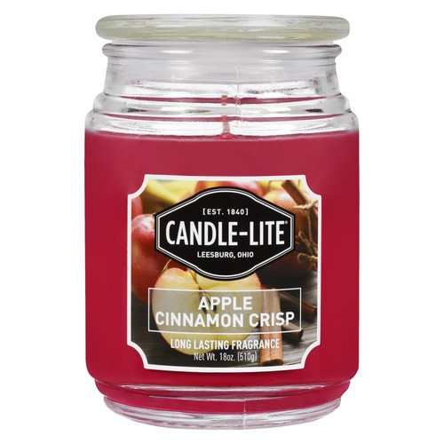 Candle-lite Candle Jar Apple Cinnamon Crisp 1 Pack