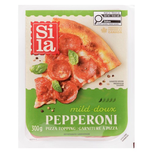 Sila Pizza Topping Mild Pepperoni 300 g