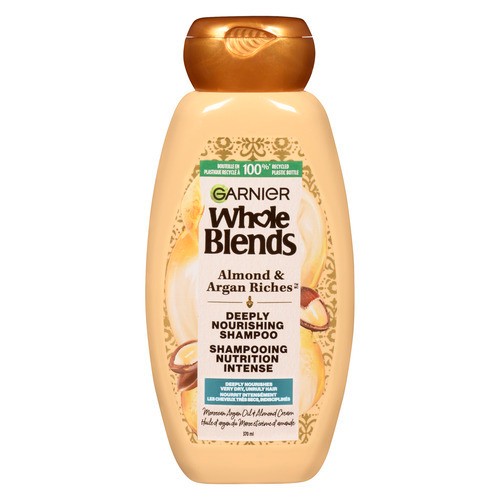 Garnier Whole Blends Shampoo Almond Argan Riches 370 ml