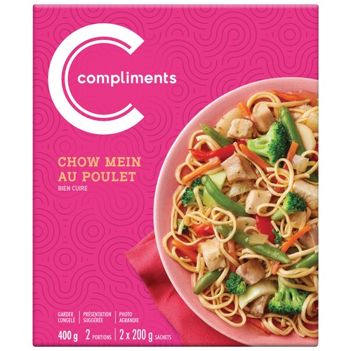 Compliments Chow Mein Chicken 400 g (frozen)