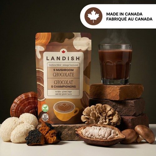 Landish Hot Chocolate Mix 5 Mushroom 135 g