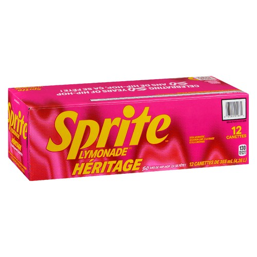 Sprite Soft Drink Lymonade Legacy 12 x 355 ml (cans)