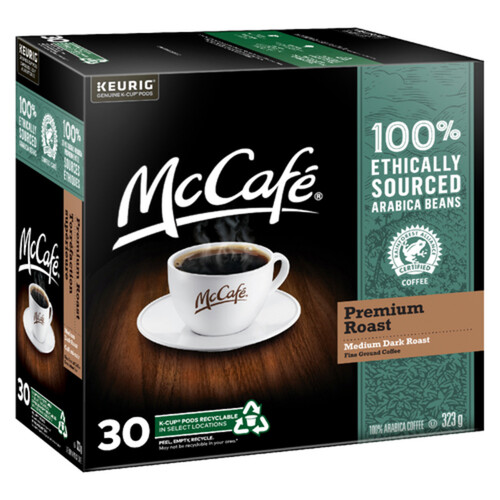 McCafé Premium Coffee Pods Medium Dark Roast 30 K-Cups 323 g