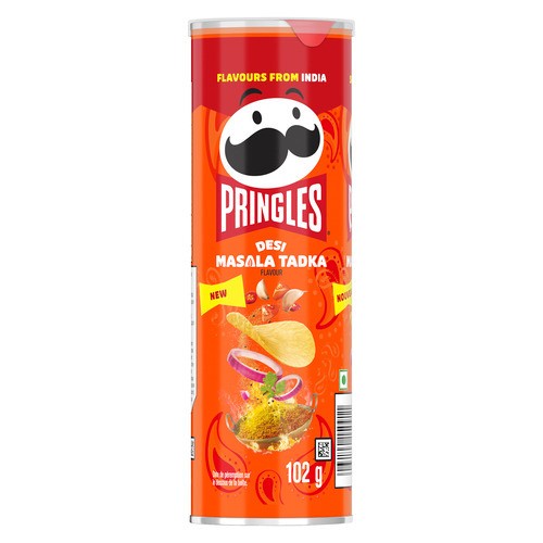Pringles Potato Chips Desi Masala Tadka 102 g