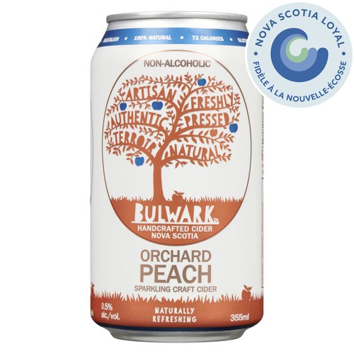 Bulwark Non Alcoholic Sparkling Cider Peach 355 ml (can)