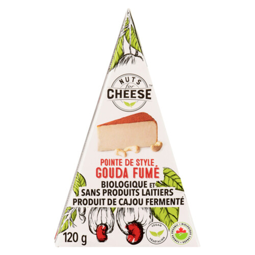 Nuts for Cheese Organic Smoky Gouda Wedge 120 g Voilà Online