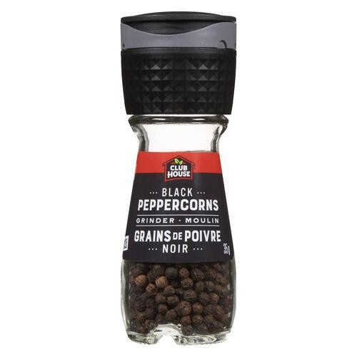 Club House Peppercorn Grinder Black 35 g