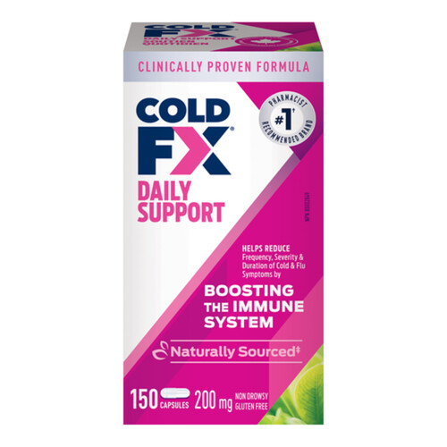 Cold FX Gluten-Free 200 mg Daily Support Capsules 150 EA