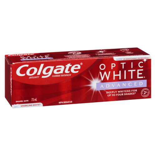 Colgate Toothpaste Optic White Advanced Sparkling White 73 ml