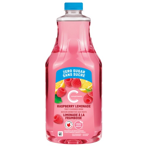Compliments Zero Sugar Lemonade Raspberry 1.54 L (bottle)
