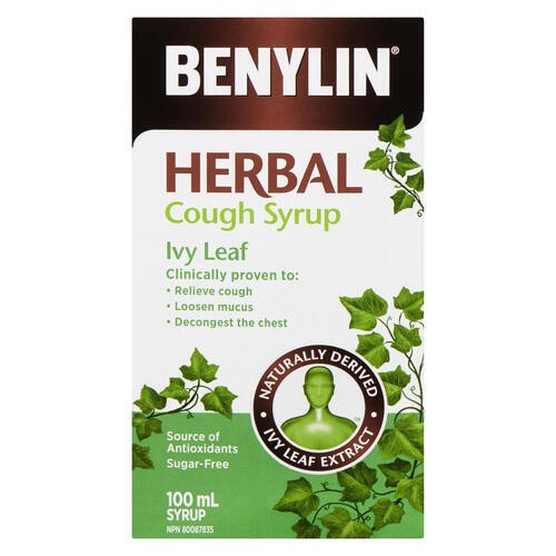 Benylin Herbal Cough Syrup Ivy Leaf 100 ml