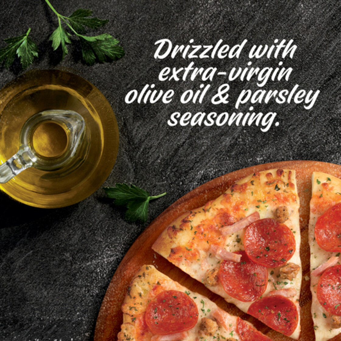 Delissio Pizzeria Frozen Pizza 3 Meat 12 Inch 581 g Voilà Online Groceries & Offers