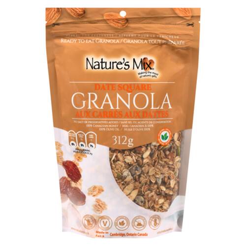 Nature's Mix Granola Date Square 312 g