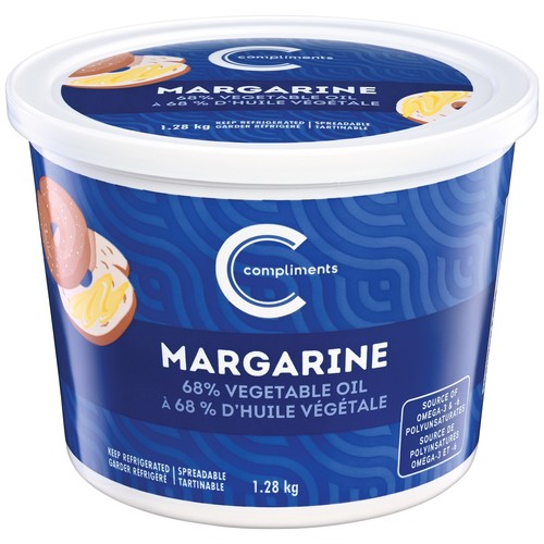 Compliments Margarine with 68% Vegetable Oil 1.28 kg