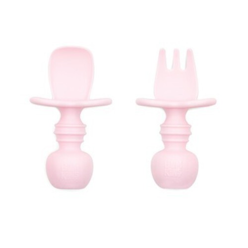 Bumkins Silicone Chewtensils Pink 1 EA