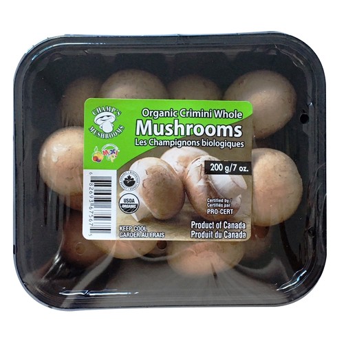 Organic Mushrooms Cremini Whole 200 g