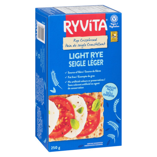 Ryvita Crispbread Light Rye 250 g