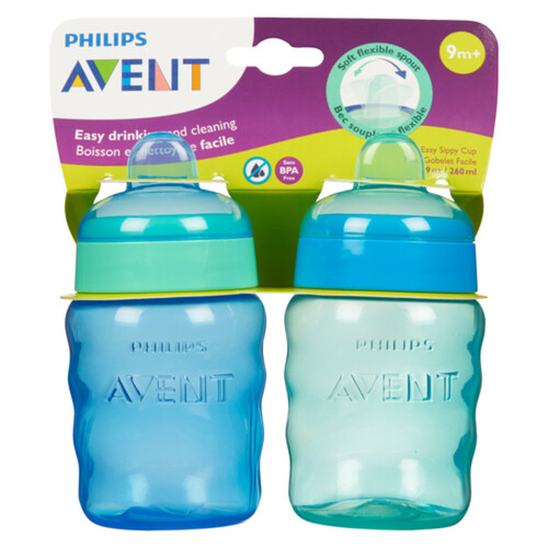 Philips Avent Sippy Cup Blue And Teal 2 Pack