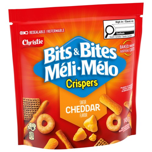 Crispers Bits Bites Cheese Snacks 145 g