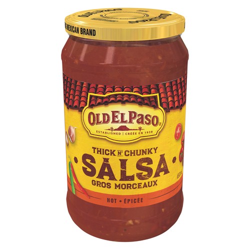 Old El Paso Salsa Thick N' Chunky Hot 650 ml