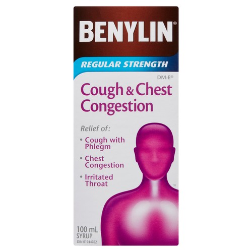 Benylin Cough & Chest Syrup Regular Strength 100 ml