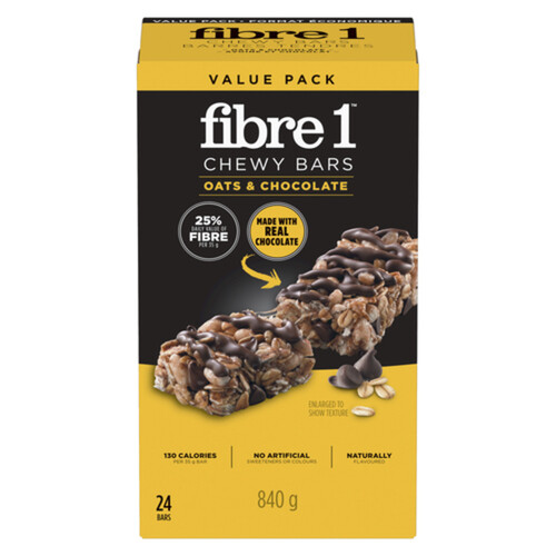 Fibre 1 Chewy Bars Oats & Chocolate 840 g