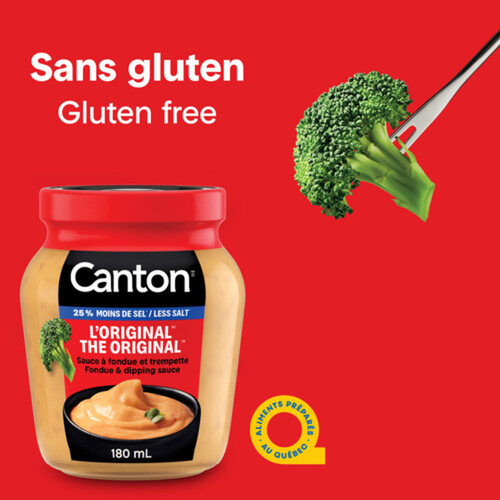 Canton Fondue & Dipping Sauce The Original 25% Less Salt 180 ml