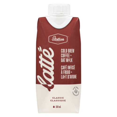Station Cold Brew Oat Milk Latte Classic 330 ml