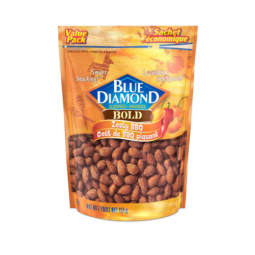 Blue Diamond Almonds Bold Zesty Bbq 454 g