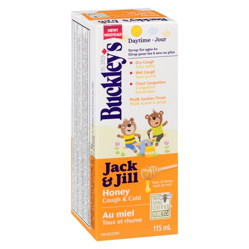 Buckley's Jack & Jill Syrup Daytime Cough & Cold Honey 115 ml