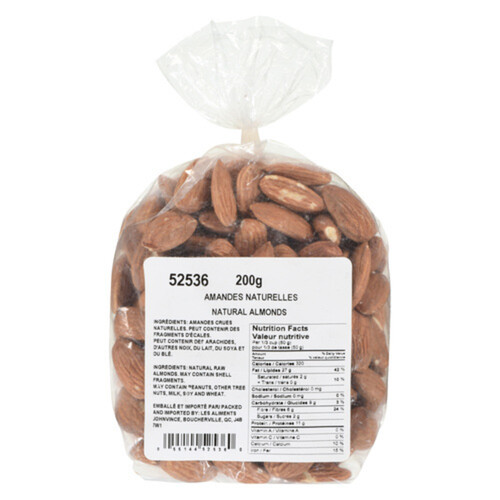 Johnvince Foods Raw Almonds 200 g