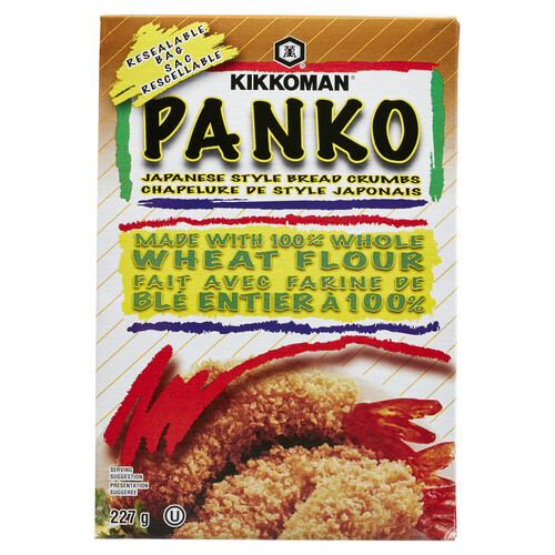 Kikkoman Panko Bread Crumbs Whole Wheat 227 g