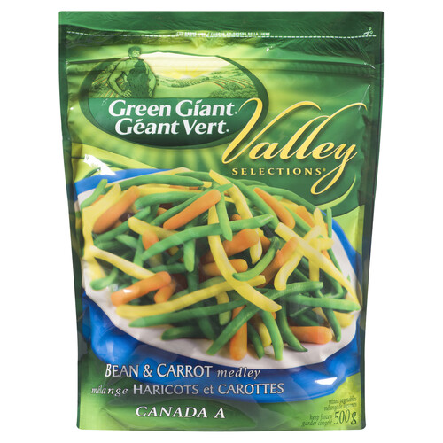 Green Giant Frozen Vegetable Mixes Valley Selections Bean & Carrots 500 g