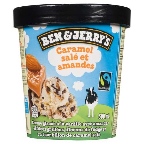 Ben & Jerry's Ice Cream Salted Caramel Almond 500 ml