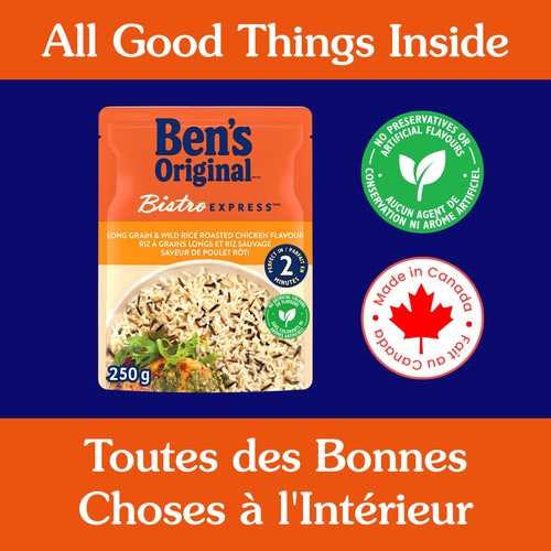 Ben's Original Bistro Express Long Grain Rice & Roasted Chicken 250 g