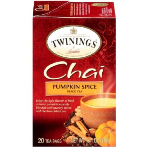 Twinings Chai Tea Pumpkin Spice 20 Tea Bags