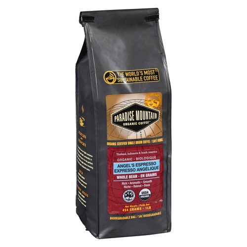 Paradise Mountain Organic Coffee  Angels Expresso 454 g