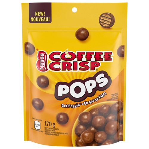 Coffee Crisp Pops Chocolaty Snacks Pouch 170 g
