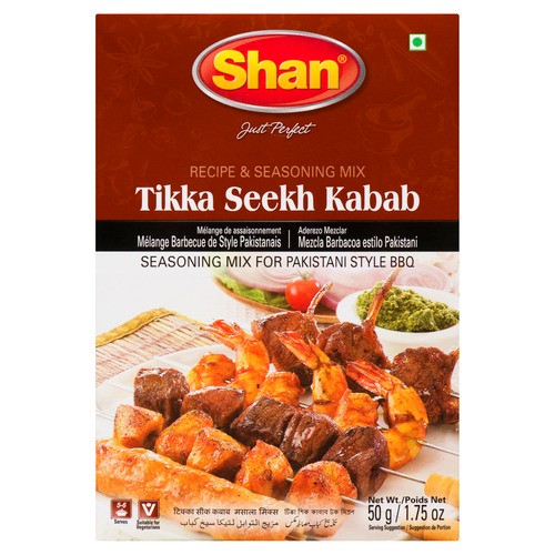 Shan Seasoning Mix Tikka Seekh Kabab 50 g