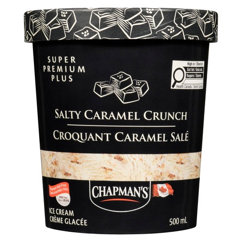 Chapman's Super Premium Plus Ice Cream Salty Caramel Crunch 500 ml