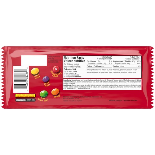 Skittles Original Chewy Candy Full Size Bag 92 g