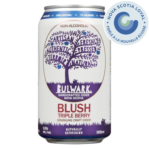 Bulwark Non Alcoholic Sparkling Cider Blush 355 ml (can)