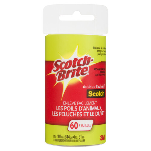 3M Scotch-Brite Lint Roller Refill 1 EA