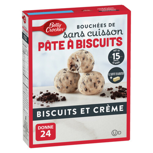 Betty Crocker No-Bake Bites Cookie Dough Cookies & Cream With Vanilla 292 g