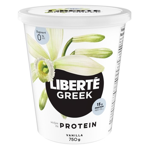 Liberté Greek 0 Yogurt Vanilla High Protein 750 g Voilà Online