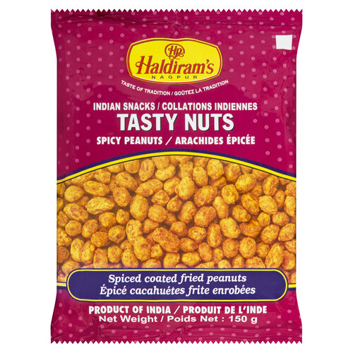 Haldiram's Coated Fried Peanuts Snack Spicy 150 g