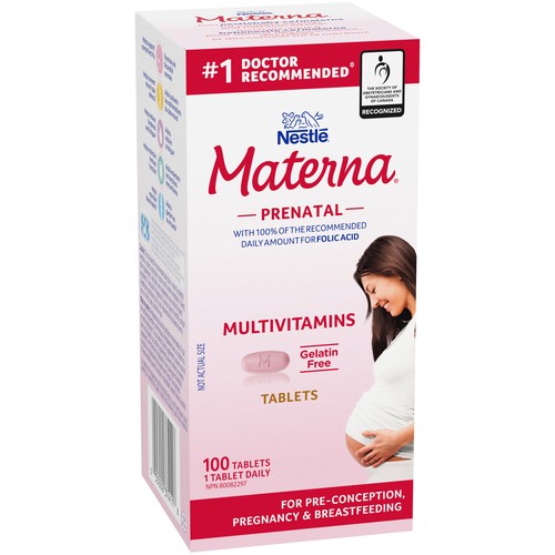 Materna Prenatal Multivitamins Tablets 100 Count